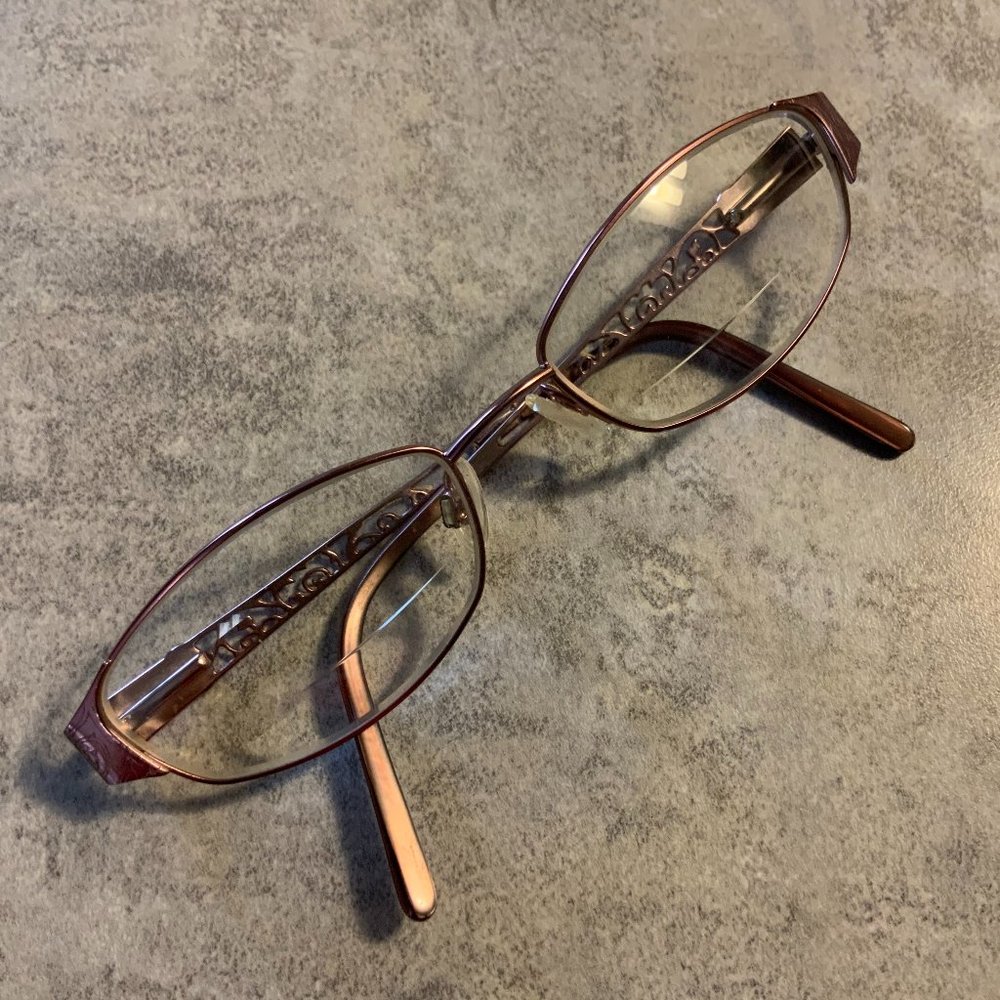 Jessica McClintock - Pink Metal Prescription Glasses & JMC Case